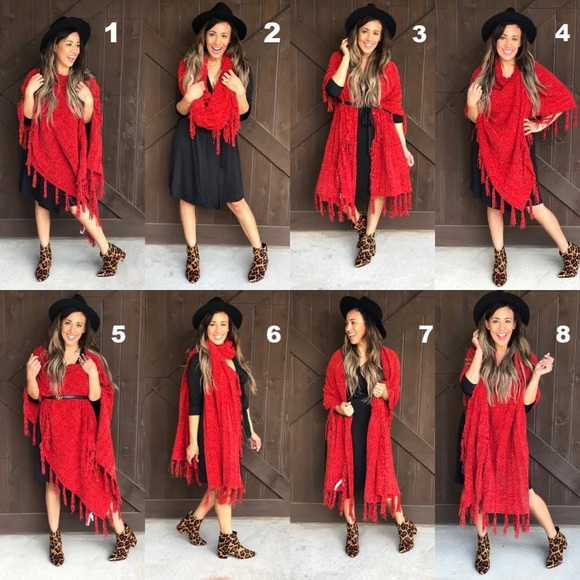 NWT Lularoe Raspberry Pink Mimi Cable Knit Shawl - Picture 2 of 6